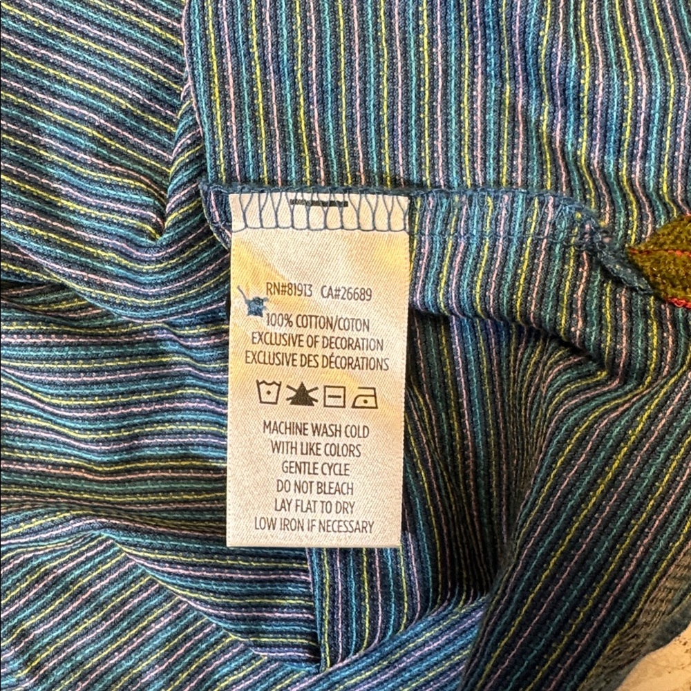 Robert Graham S Small blue colorful micro pattern mercerized cotton polo shirt - Picture 6 of 6